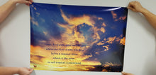 Load image into Gallery viewer, Home Decor Wall Art Beach Sunset Inspired Words Bird