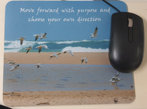 Mouse Mat Home Decor Beach Words